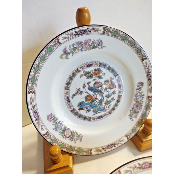 Vtg Wedgwood England Bone China Kutani Crane Bread & Butter or Salad  Plate 6" - Picture 3 of 11